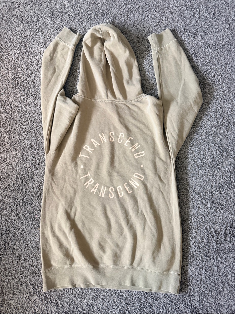 Transcend Taupe Graphic Hoodie